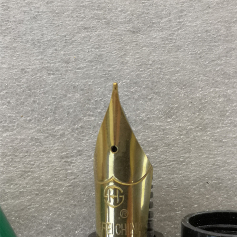 Ручка перьевая 库存怀旧钢笔华士九零型特大书画笔带小印章直尖简易包装