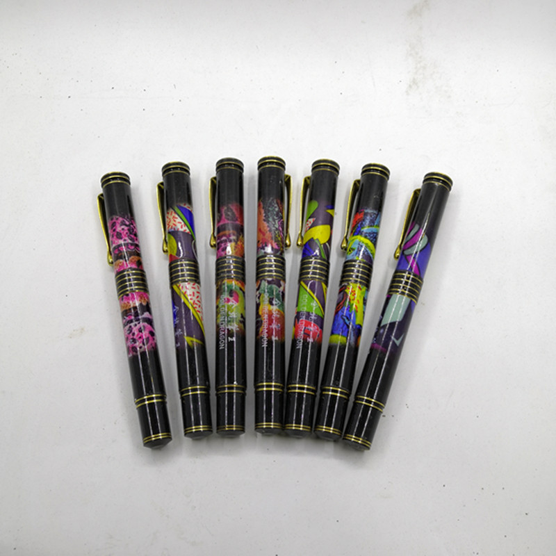 Ручка перьевая 库存金龙笔王大金龙钢笔九十年代老产品重75克笔尖1.2毫米 Golden Dragon