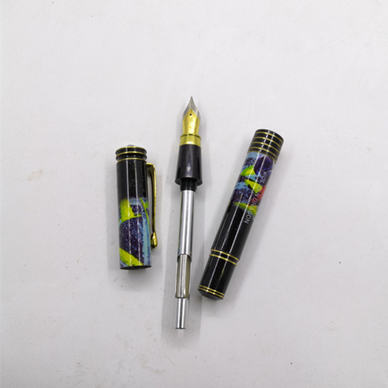 Ручка перьевая 库存金龙笔王大金龙钢笔九十年代老产品重75克笔尖1.2毫米 Golden Dragon