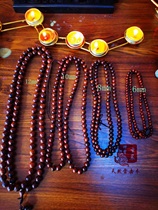 81 108 hand skewers Natural lightning wood Taoist flow beads Rosary Buddha beads Lightning jujube wood Peach Wood Year of life