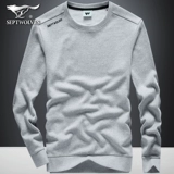 Septwolves, демисезонный лонгслив, дорожная толстовка для отдыха, футболка для спортзала, круглый воротник