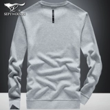 Septwolves, демисезонный лонгслив, дорожная толстовка для отдыха, футболка для спортзала, круглый воротник