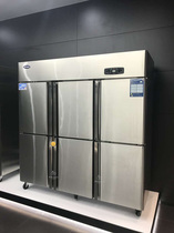 Yindu six-door refrigerator refrigerated freezer hotel kitchen fresh-keeping Cabinet stainless steel double temperature large capacity refrigerator commercial