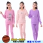 Cô gái đồ lót nhiệt set 8 đứa trẻ lớn cộng với đồ lót nhung 10 cô gái béo 12-15 tuổi học sinh quần áo thu đông quần áo trẻ em