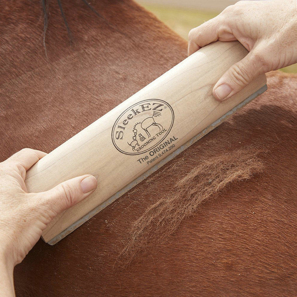 SleekEZ Horse Scraper Horse Clean Brush Horse Room with Horse Drop BCL435303