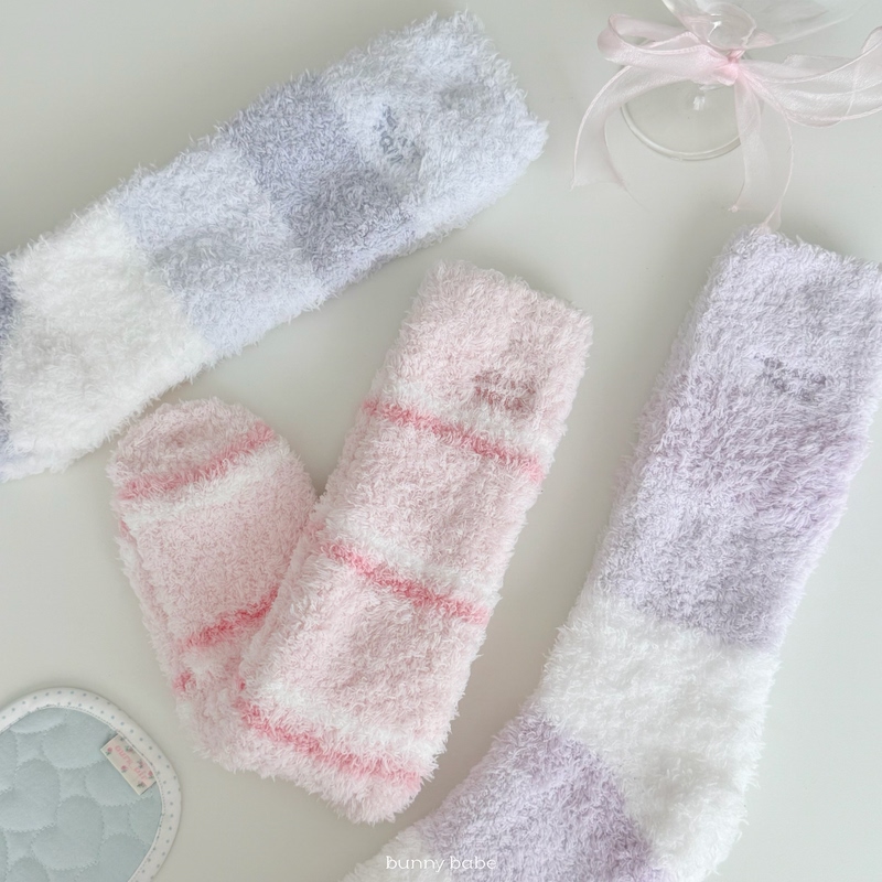 New Gp~ Soft and Fluffy Plush Floor Socks, Thickened Couple's Long Socks, Warm and Soft Maternity Socks for Autumn and Winter