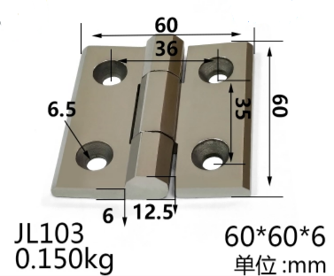 304 stainless steel hinges Heavy hinges Industrial hinges Industrial hinges Heavy 40 40 50 60mm