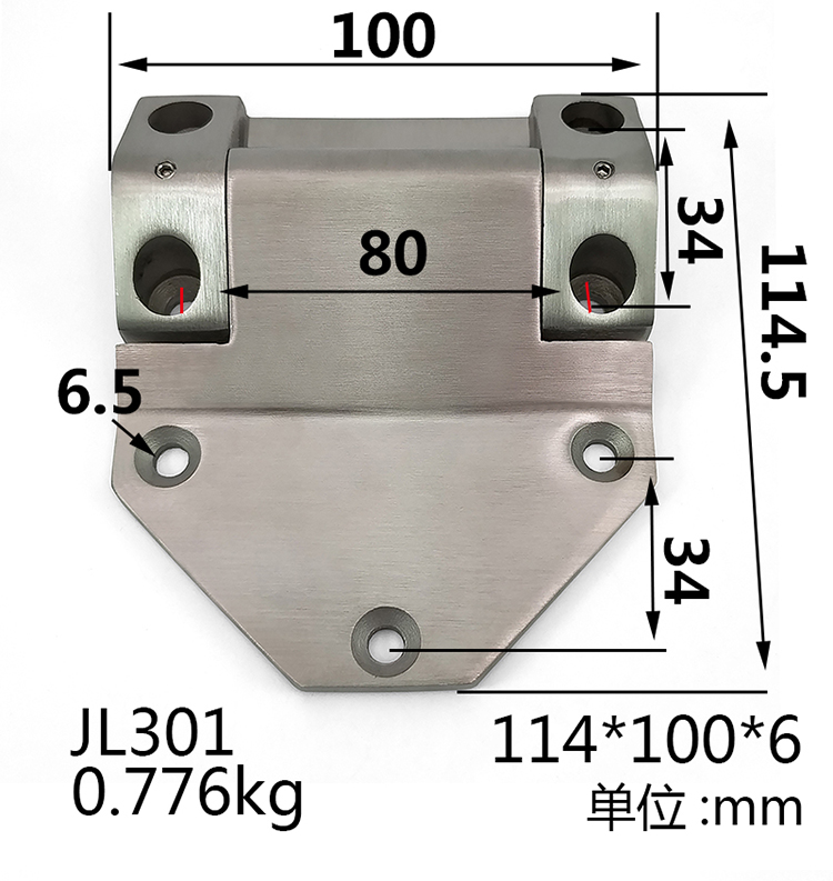304 stainless steel hinge heavy machinery equipment door hinge large heavy door hinge thickened