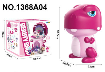 Children's Play House Sliding Cartoon Dinosaur Storage Set Dressing Table Doctor Cooking Toy Boys and Girls