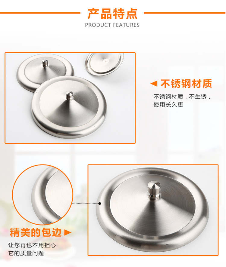 Thép không gỉ nắp cốc lớn nắp cách nhiệt chống bụi cốc nắp nước cốc nắp thủy tinh nắp phổ quát - Tách bình ủ cháo lock&lock