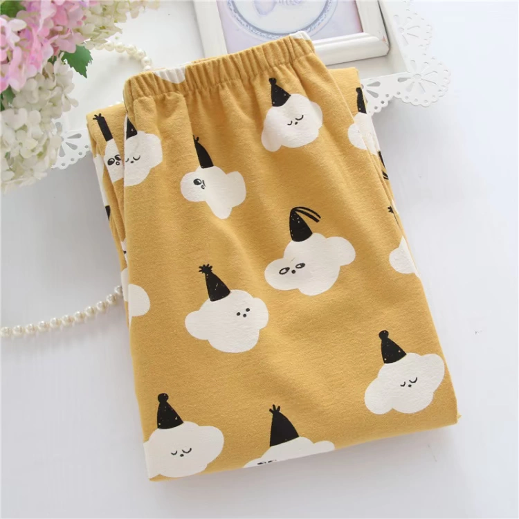 Quần pyjama của phụ nữ mùa thu và mùa đông cotton tinh khiết chải dày quần vài cặp nam giới mùa đông lỏng lẻo cộng với kích thước quần ấm mặc nhà nam - Quần tây