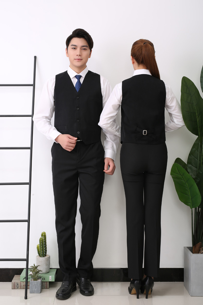 Siêu thị trung tâm mua sắm hướng dẫn mua sắm thu ngân vest vest Đồng phục bồi bàn KTV tình nguyện viên vest gile vest nữ