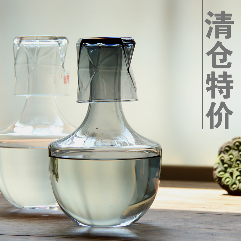 Thousands of muted prices artificially blown glass cold water pot cool water pot big belly pot European-style creative juice maker Decanter Maker-Taobao