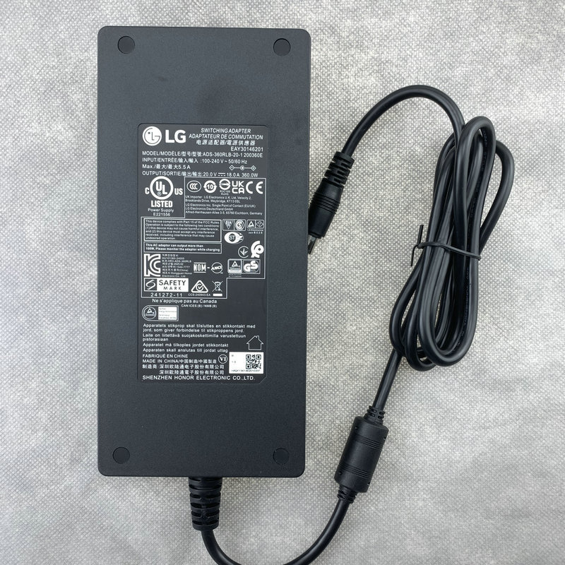 Lg Original Monitor Power Adapter 20V18A Ads-360Rlb-20-1 1200360E Power Cord Lg Original Monitor Power Adapter 20V18A Ads-360Rlb-20-1 1200360E Power Cord