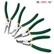 SD Shengda external use straight elbow dip plastic handle Circlip pliers spring installation removal pliers