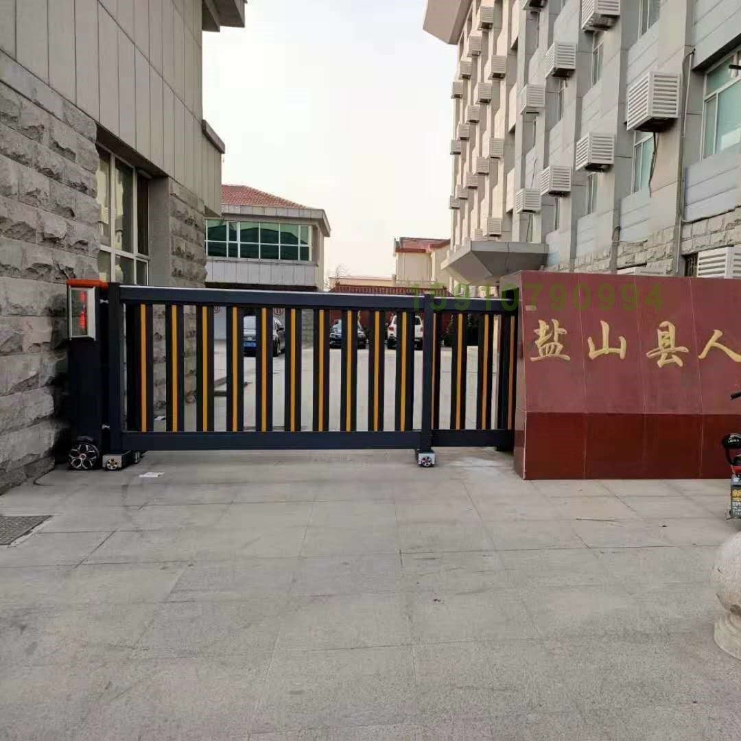 Aluminum alloy segmental suspension door folding translational door Electric gate Force automatic linear door stainless steel telescopic door