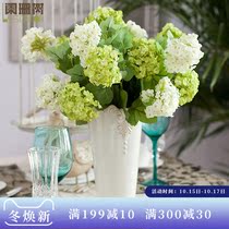 Shenshan Tree-Decorative Floral Simulation Flower Silk Flower Table Flower Table Flower Fake Hydrangea Ziyang Flower Small Snow Ball