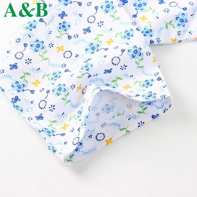 AB underwear mom spring and summer 7-quarter sleeve T-shirt top pure cotton women's summer wear cotton pullover undershirt home pajamas for women