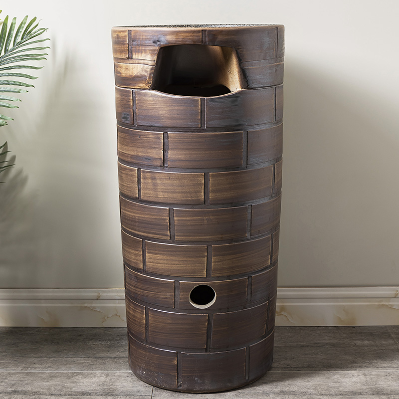Ceramic column basin restoring ancient ways of household toilet lavatory basin sink 8 balcony is suing floor one column