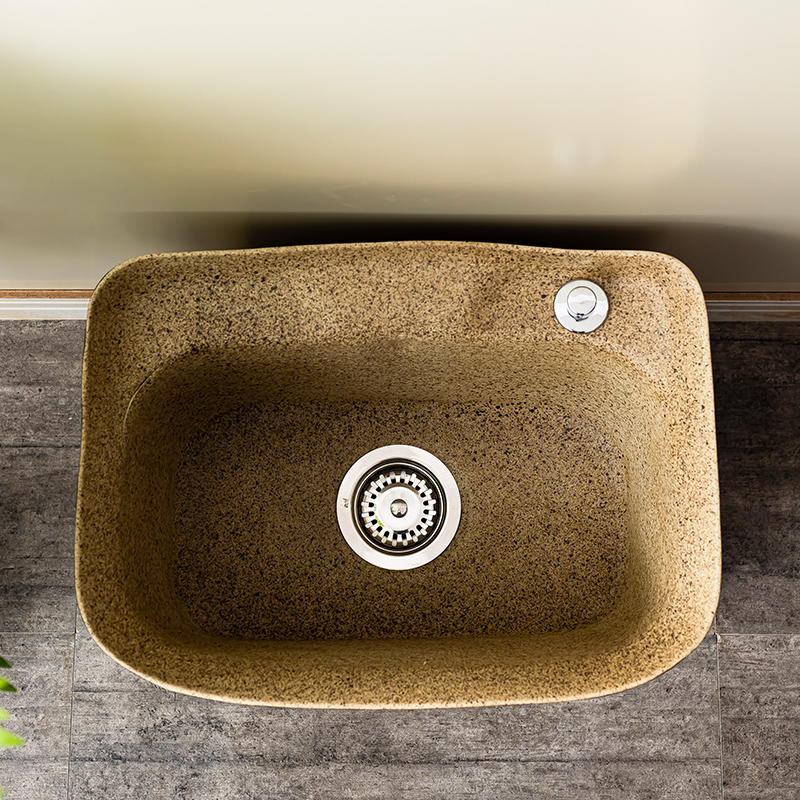 Wash the mop pool balcony is suing the mop pool automatic toilet water tank mop pool ceramic basin 4 home land
