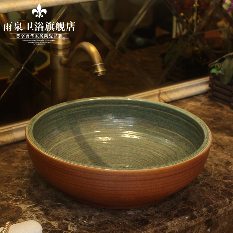 Checking jingdezhen ceramic stage basin bathroom basin sink the lavatory basin art antique small basin