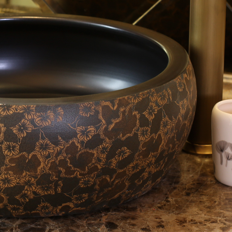 Jingdezhen sanitary ceramics stage basin art circle basin balcony lavatory small family restoring ancient ways is the sink