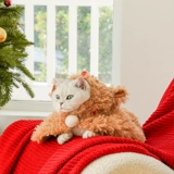 Zeze Christmas Elk Cloak Зимняя теплой одежда для домашних животных кошачья одежда сгущенная собака осень плащ