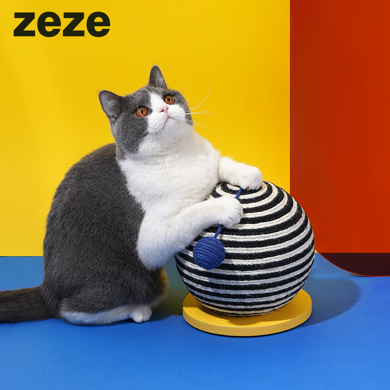 zeze Memphis cat catch ball anti-cat grip sofa protected cat grip upright durable without falling litter kitty scratching board-Taobao