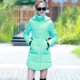 2018 phiên bản mới của Hàn Quốc áo khoác cotton mùa thu và mùa đông dài dành cho nữ áo khoác cotton mỏng giảm béo