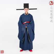 (Dongting Hanfeng Hanfu) Dark veins Western material Song made round collar round collar gown to serve (Cangwu) (Hangout) (