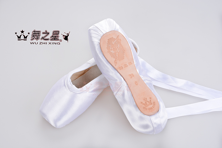 Ballet Pointe Shoes Professional Ballet Star Pointe Shoes White Satin Women's Flats Practice Shoes Ballet Pointe Shoes Professional Ballet Star Pointe Shoes White Satin Women's Flats Practice Shoes