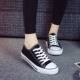 2018 mới giày vải ba lưu hóa nữ retro 1992ins Sinh viên Hàn Quốc Hồng Kông hương vị giày ulzzang
