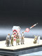 Sanrong Germany Checkpoint with Platform for 4 People, One Motorcycle, Soldier Scene, Soldier Set, Finished Product