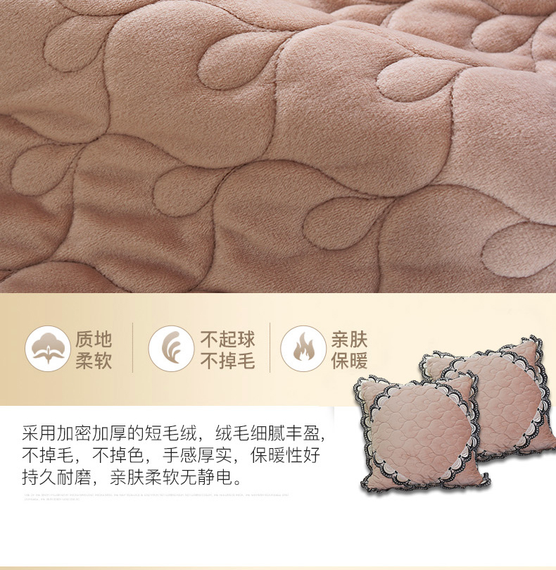 Phong cách châu Âu phòng khách phổ quát đệm sofa vải sang trọng bọc khăn kết hợp sofa chống trượt bao gồm tất cả bao gồm chaise đệm - Ghế đệm / đệm Sofa tấm trải ghế sofa mùa hè