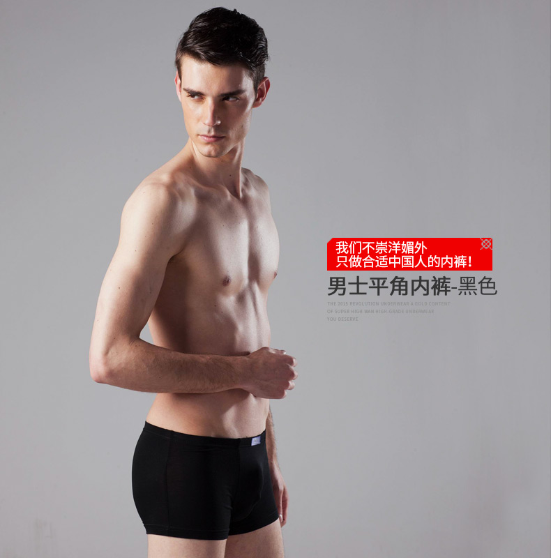 Đồ lót nam ở Nam Cực mùa hè boyshort gợi cảm nam thanh niên eo thoáng khí 2 dải bốn góc quần short quan lot duc su