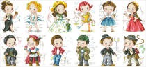(Zhang Xiaolang) Cross stitch DMC R line self-matching kit plastic board refrigerator sticker old movie