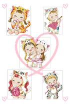(Zhang Xiaolang) Cross stitch DMC R line self-matching kit plastic board refrigerator sticker knitted cat