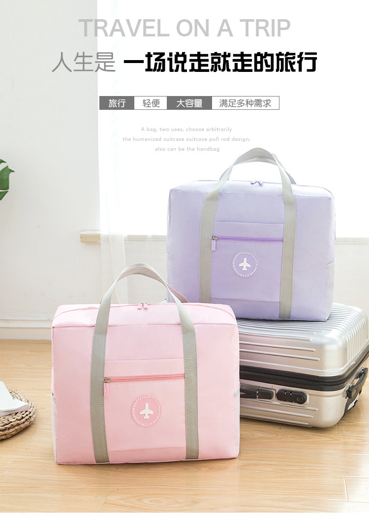 Mới xách tay dung lượng lớn gấp túi du lịch đánh thức gói túi thể dục có thể được đặt trường hợp xe đẩy di động túi lưu trữ không thấm nước - Vali du lịch vali cho bé