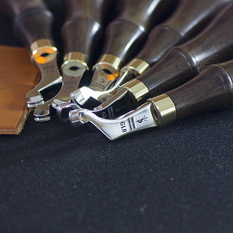 Moon hand-made good craftsman shallow groove edger handmade leather goods DIY line scriber leather decorative line edger