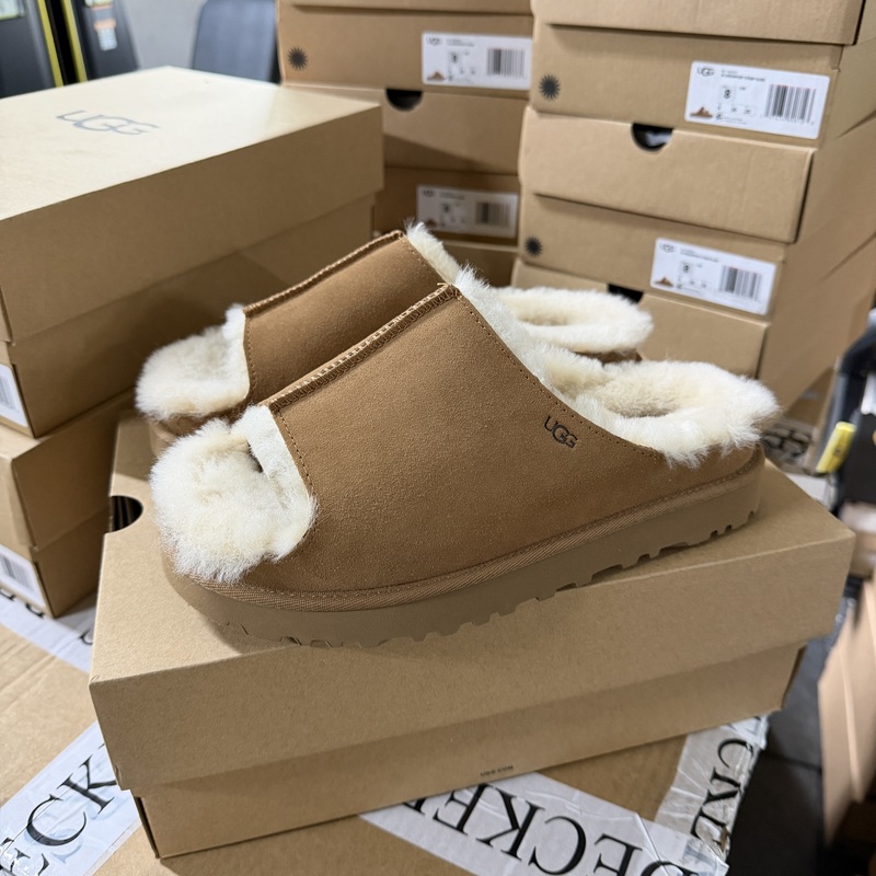 Ugg Women's Shoes, Genuine Product from the Store, Porter Soufflé Comfortable Slip-On Flat Slippers 1167610 Ugg Women's Shoes, Genuine Product from the Store, Porter Soufflé Comfortable Slip-On Flat Slippers 1167610