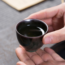 Dragon Springs Green porcelain official Gothic iron tea drinking cup single masters cup Ice Rift Tea Cup Tea cup Tea Bowl Home