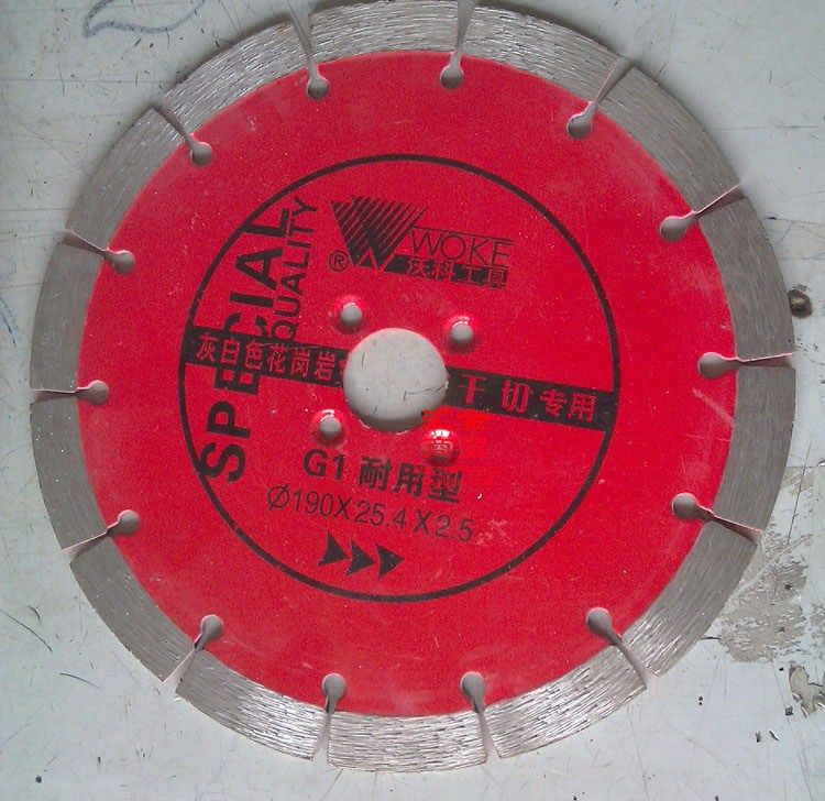 Waco durable off-white granite dry cutting special blade (diamond saw blade 180 special blade for angle grinder)