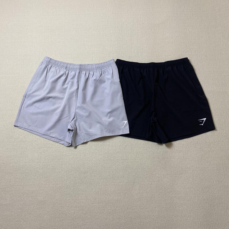 Uk Gymshark Fitness Shorts Muscle Shark Quick-Dry Men's Loose Running Sports Shorts Trendy
