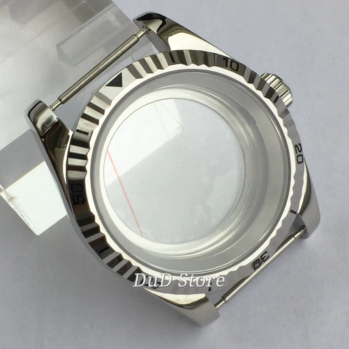 Серебряный сапфировый стеклянный корпус, 40mm, 36, платина 5000 пробы