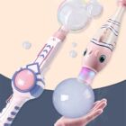 网红弹力烟雾泡泡机自动儿童机器鱼电动吹泡泡枪棒玩具少女心ins