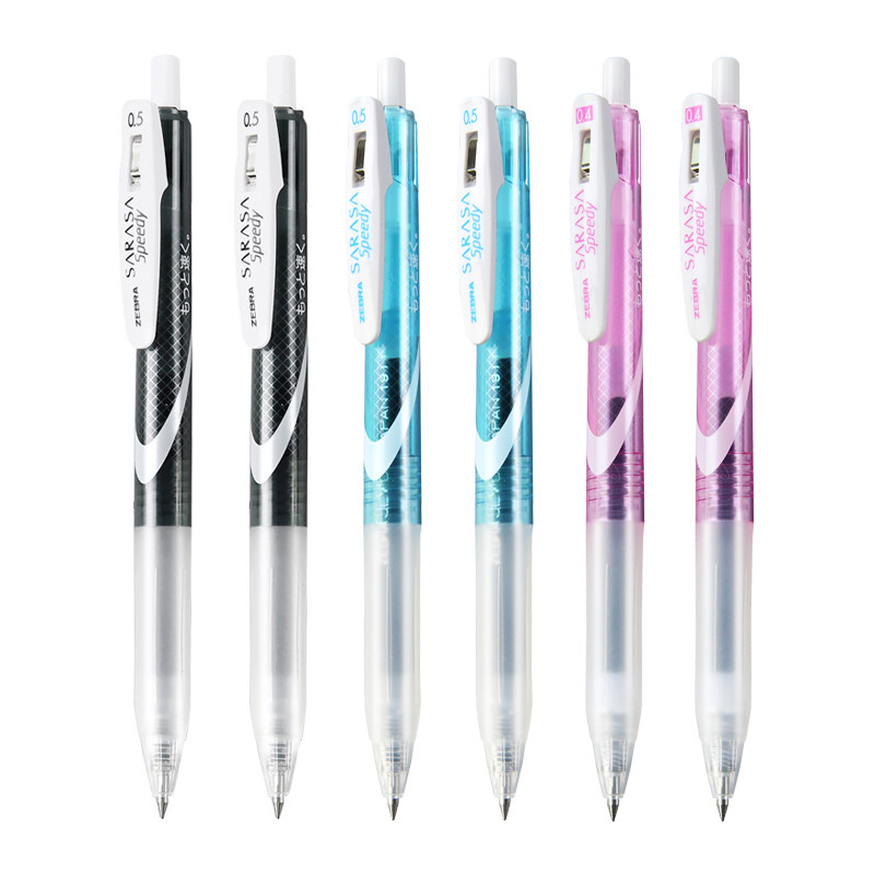 Japan ZEBRA zebra JJZ33 student with quick dry black carbon by moving neutral water-based pen 0 4 0 5mm