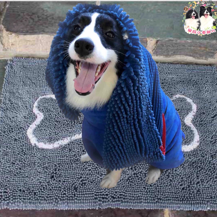 Meia Five Star Pets Puppets Absorbent Towel Bath Towels Pets Absorbent Ground Mat Super Large Number Dining Mat Bath Towels
