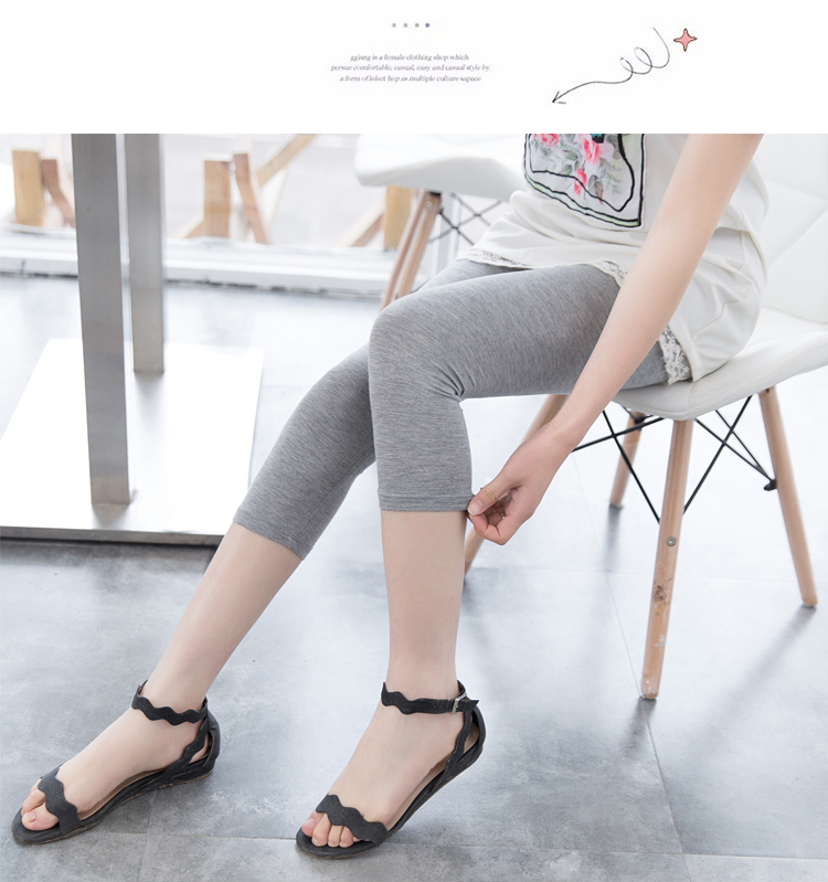 Phương thức xà cạp phụ nữ phần mỏng bên trong và bên ngoài mặc chín điểm bông chân quần bước chân mùa thu quần quần bông len quần quần legging nữ đẹp