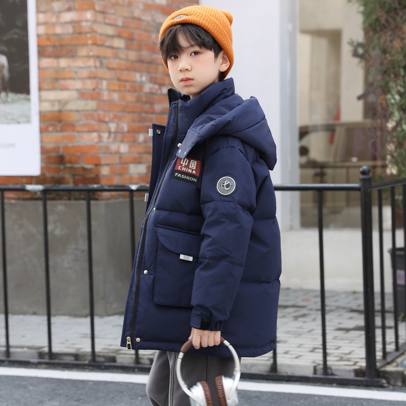 2025 Winter New Style Boys' down Jacket, Mid-Length, Stylish Workwear, Boys' Children's down Jacket, Thickened Coat 2025 Winter New Style Boys' down Jacket, Mid-Length, Stylish Workwear, Boys' Children's down Jacket, Thickened Coat