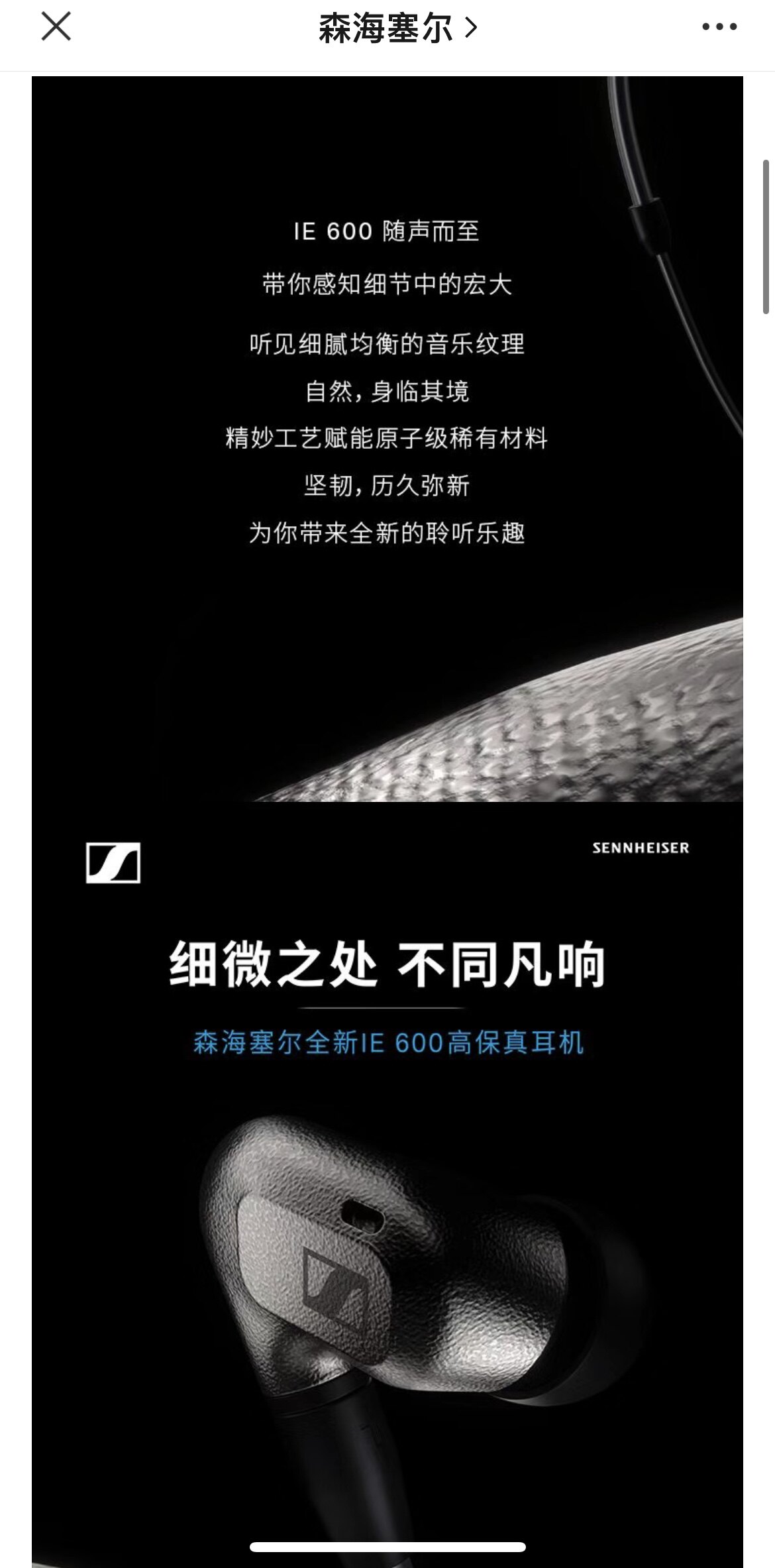 Проводные HiFi наушники 森海塞尔sennheiser ie600发烧耳机hifi级入耳式ie300